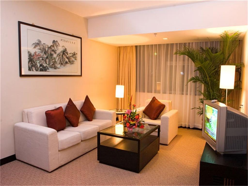 Skyline Plaza Hotel Kanton Interior foto